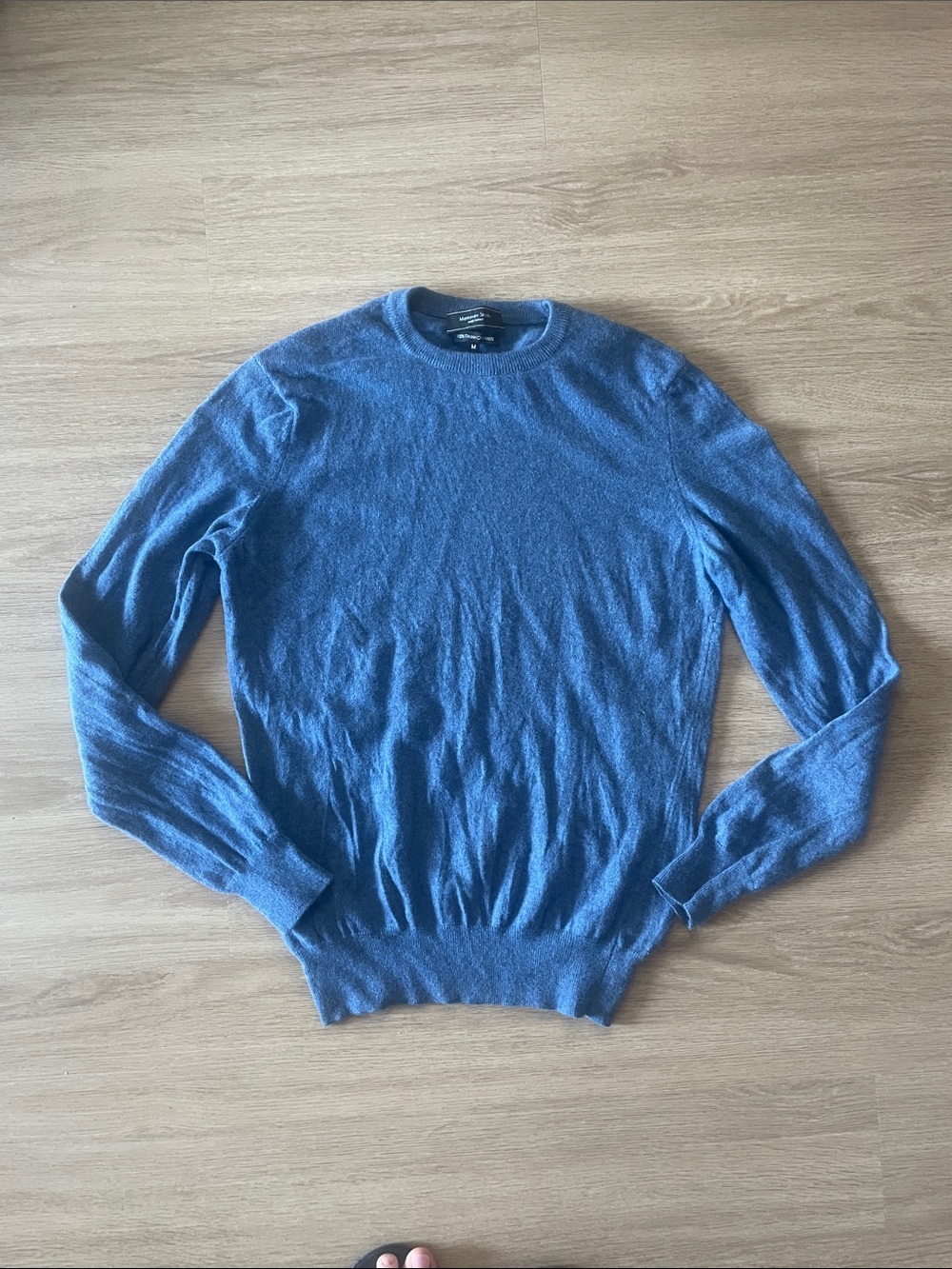Mantovani Studio 100% Italian Cashmere Blue Sweater